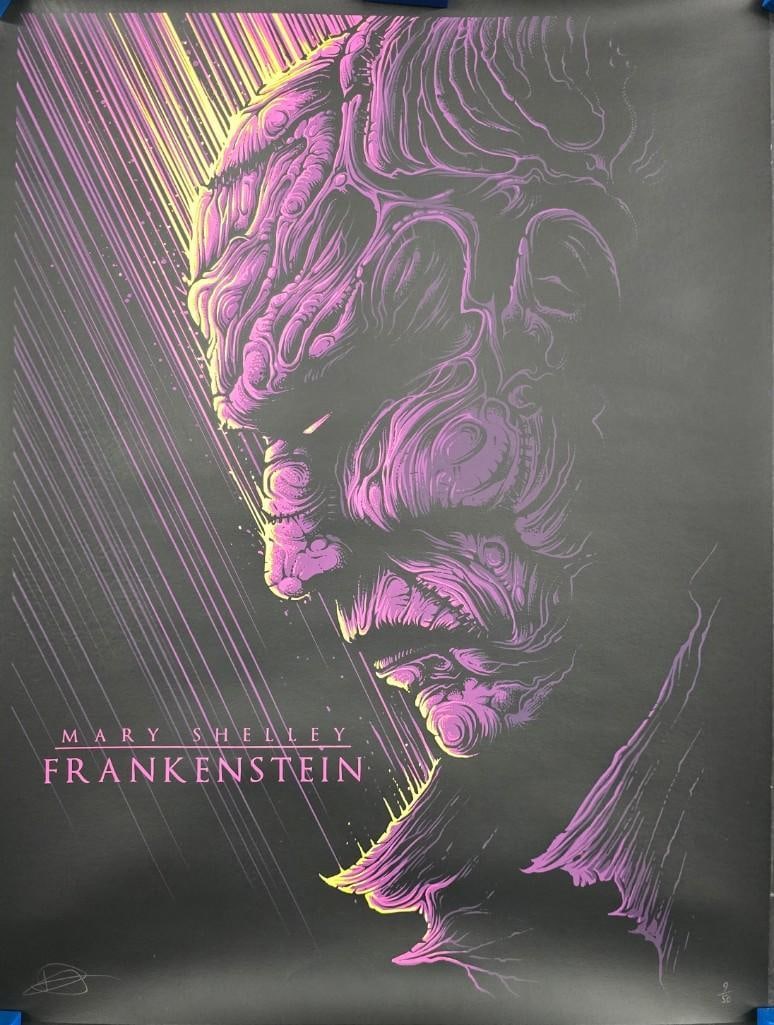 Mary Shelley Frankenstein #9/50 Signed Art Print by Dan Mumford (1 of 3)