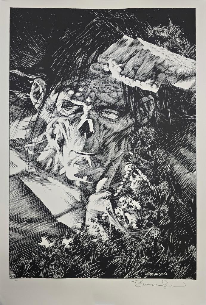 Frankenstein #143/250 Signed Art Print by Bernie Wrightson, First Run (1 of 3)