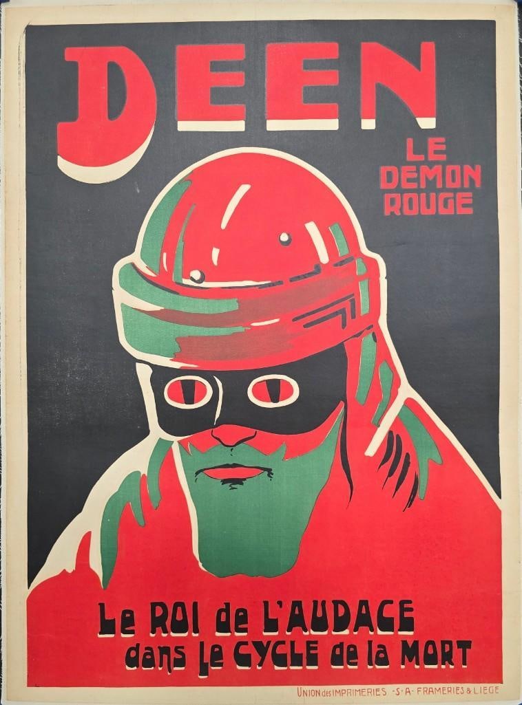 Deen the Red Devil - 1926 Dare Devil Circus Poster (1 of 1)
