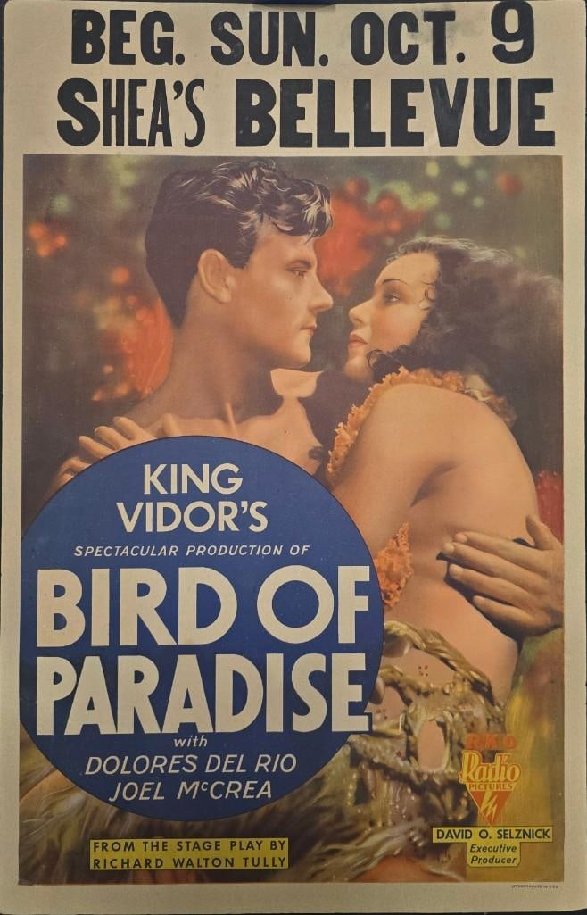 Bird of Paradise - 1932 Window Card (1 of 1)