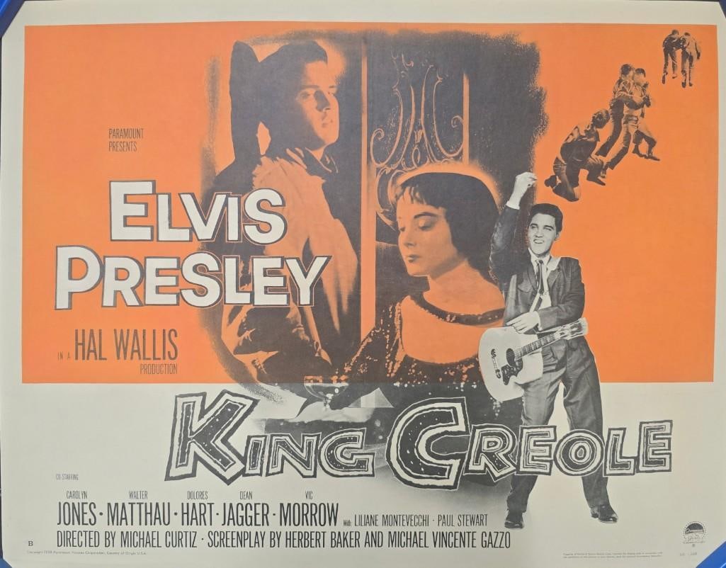 King Creole - 1958 Style B Folded Half Sheet (1 of 1)