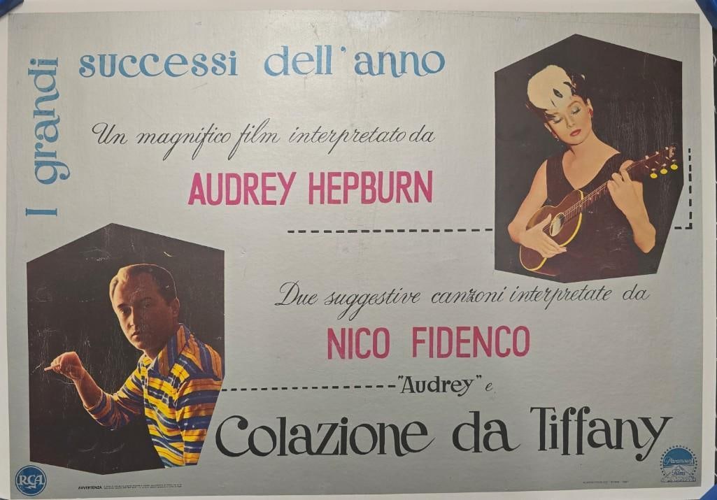Breakfast at Tiffany's - 1961 Linen Backed Italian Photobusta (1 of 1)