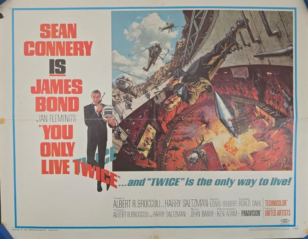 You Only Live Twice - 1967 Folded Half Sheet (1 of 1)