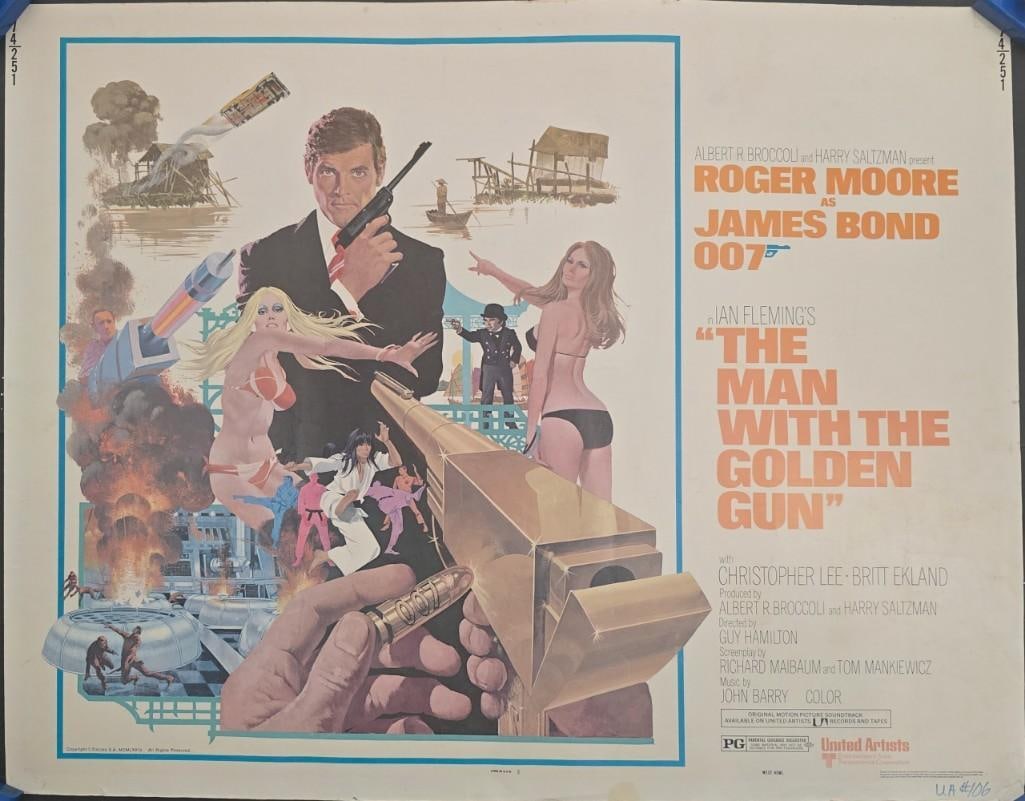 The Man With the Golden Gun - 1974 West Hemi Unfolded Half Sheet (1 of 1)