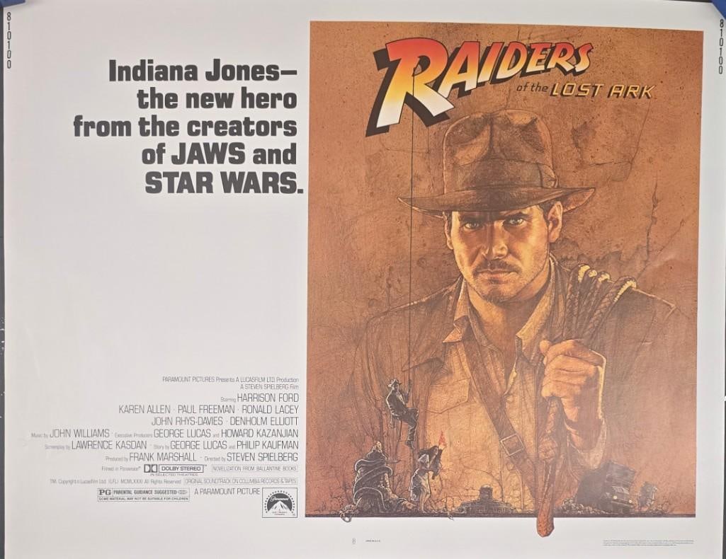 Raiders of the Lost Ark - 1981 Unfolded Half Sheet (1 of 1)