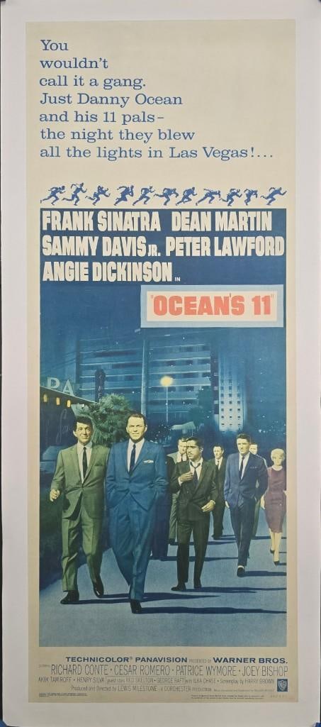 Ocean's 11 - 1960 Linen Backed Insert (1 of 1)