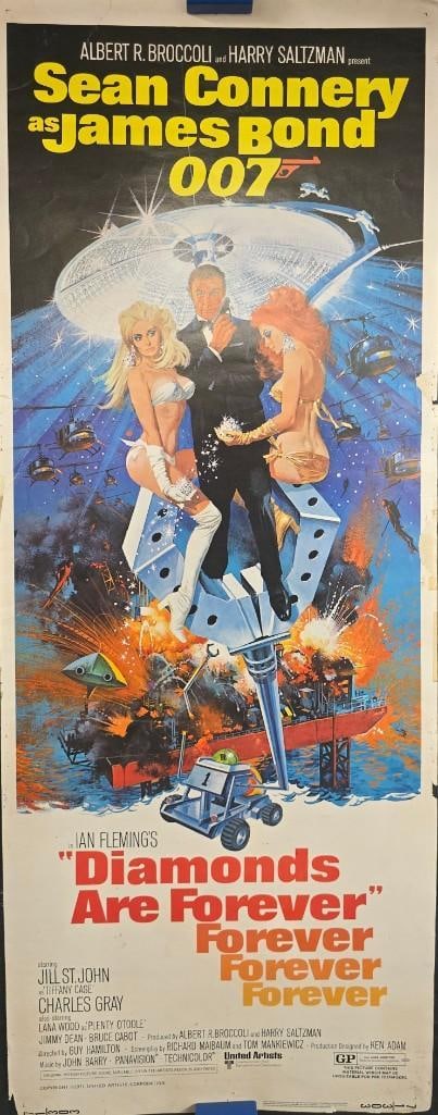 Diamonds Are Forever - 1971 Unfolded Insert (1 of 1)
