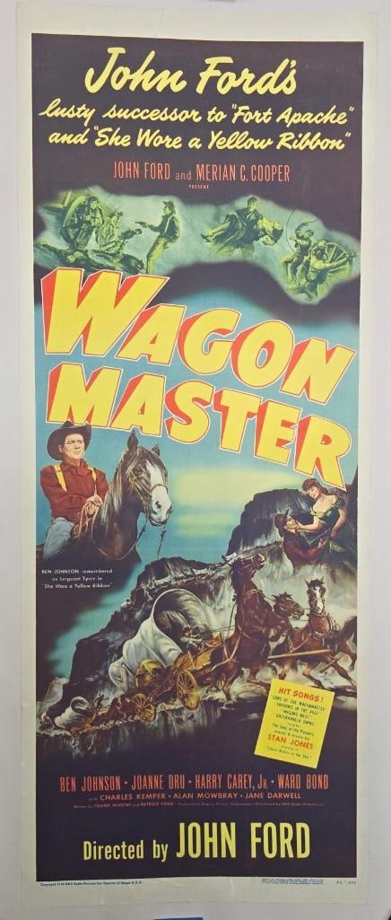 Wagon Master - 1950 Linen Backed Insert (1 of 1)