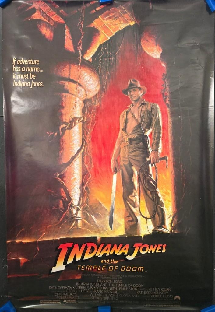 Indiana Jones and the Temple of Doom - 1984 Wolfe Style One Sheet (1 of 1)