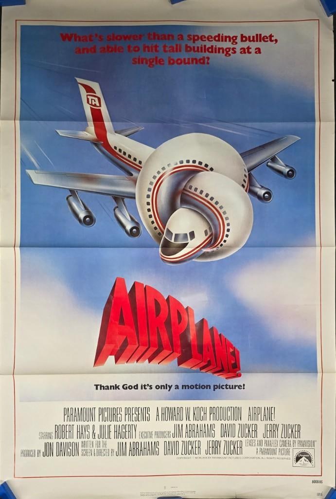 Airplane - 1980 Tri-Folded One Sheet (1 of 1)