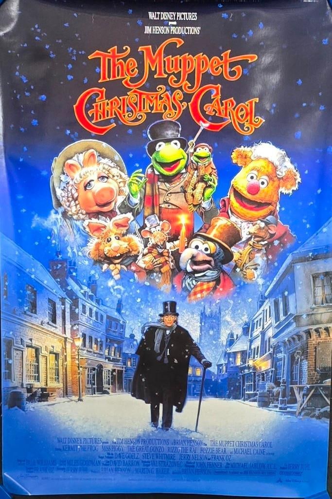 The Muppets Christmas Carol - 1992 Rolled Foil One Sheet: Quantity: 1 Year: 1992 Condition: Excellent Country: U.S.A Size: 27x41 Genre: Comedy Stars: Michael Caine, Dave Goelz, Steve Whitmire