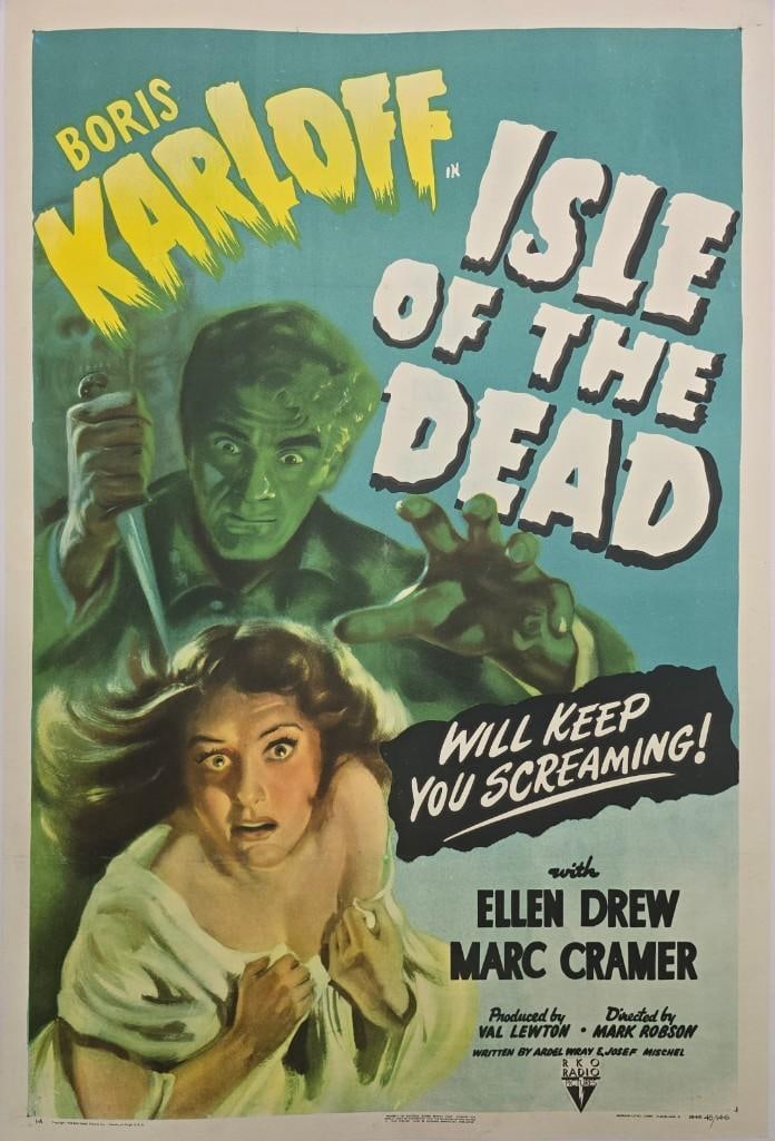 Isle of the Dead - 1945 Linen Backed One Sheet (1 of 1)