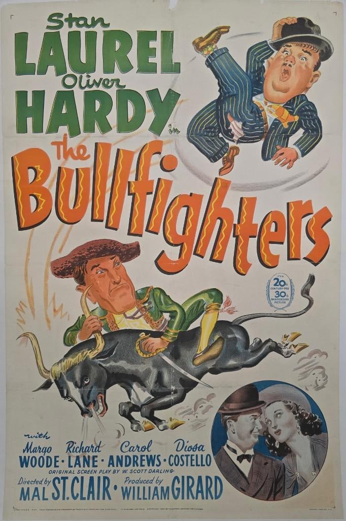 The Bullfighters - 1945 Linen Backed One Sheet (1 of 1)