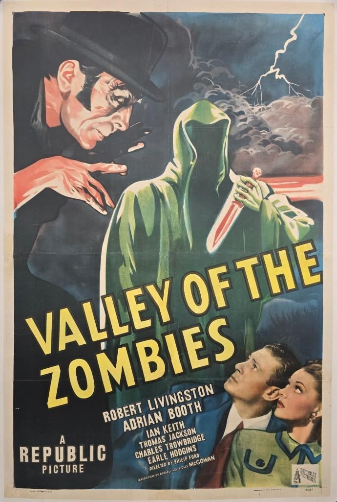Valley of the Zombies - 1946 Linen Backed One Sheet (1 of 1)