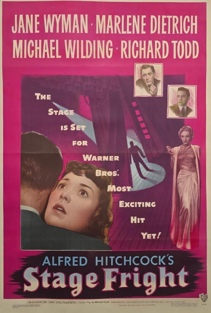 Stage Fright - 1950 Linen Backed One Sheet (1 of 1)