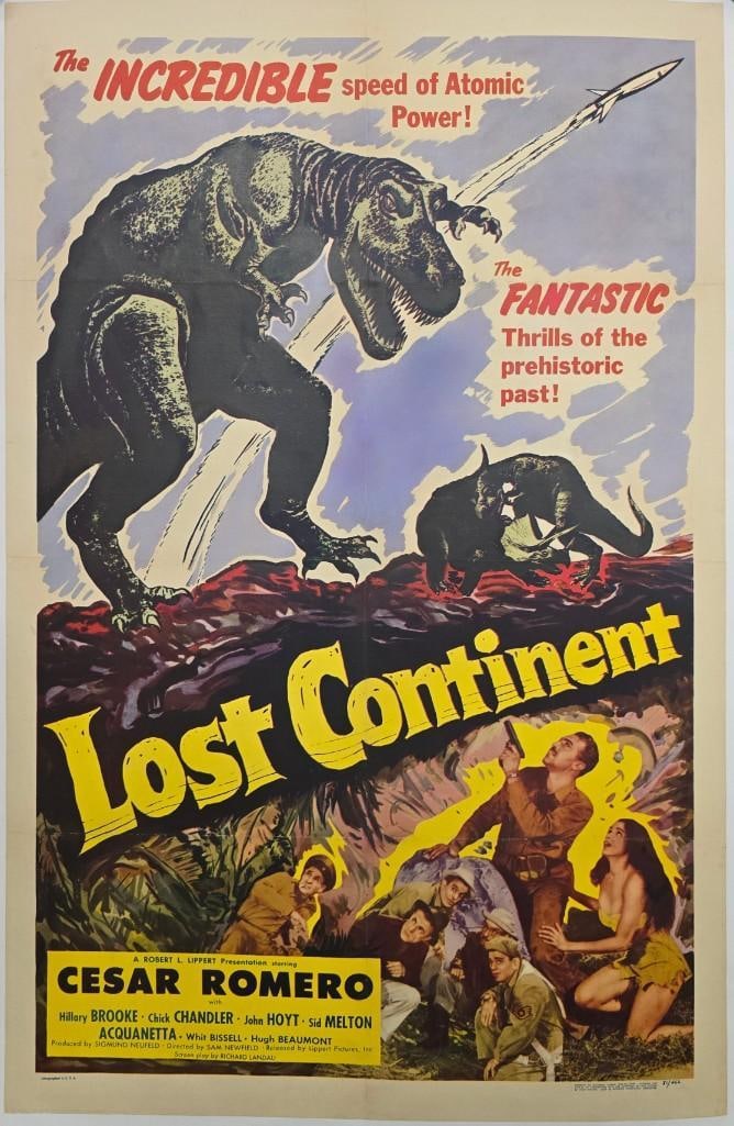 Lost Continent - 1951 Linen Backed One Sheet (1 of 1)