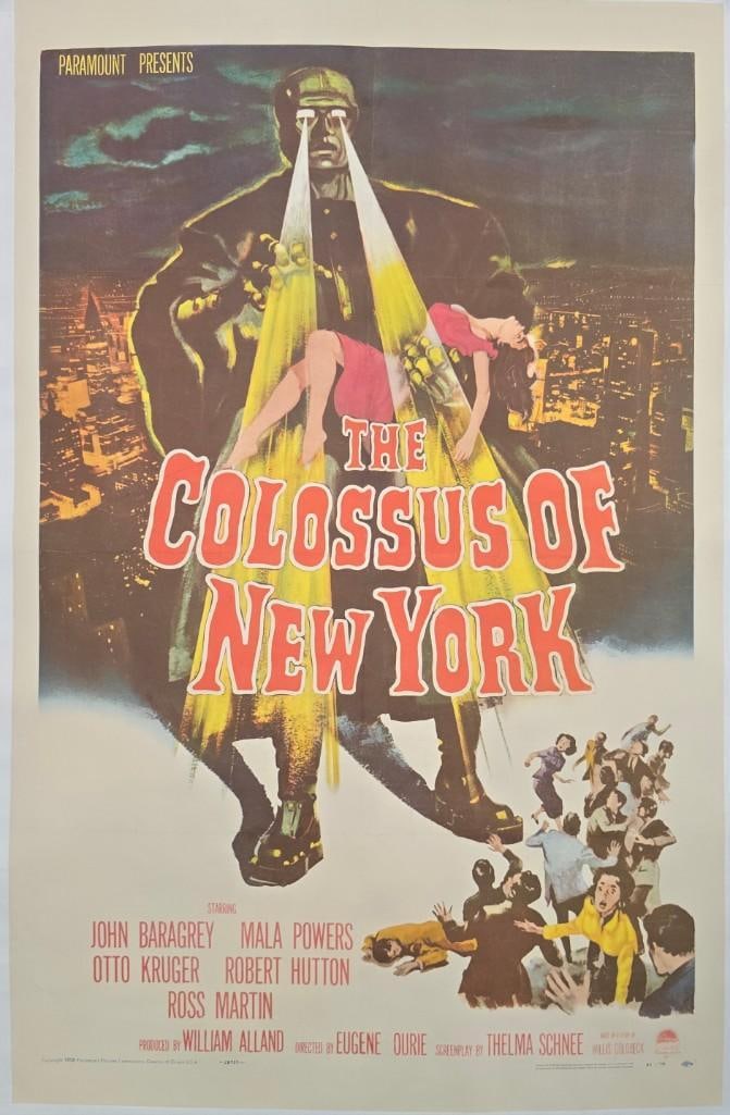 The Colossus of New York - 1958 Linen Backed One Sheet (1 of 1)