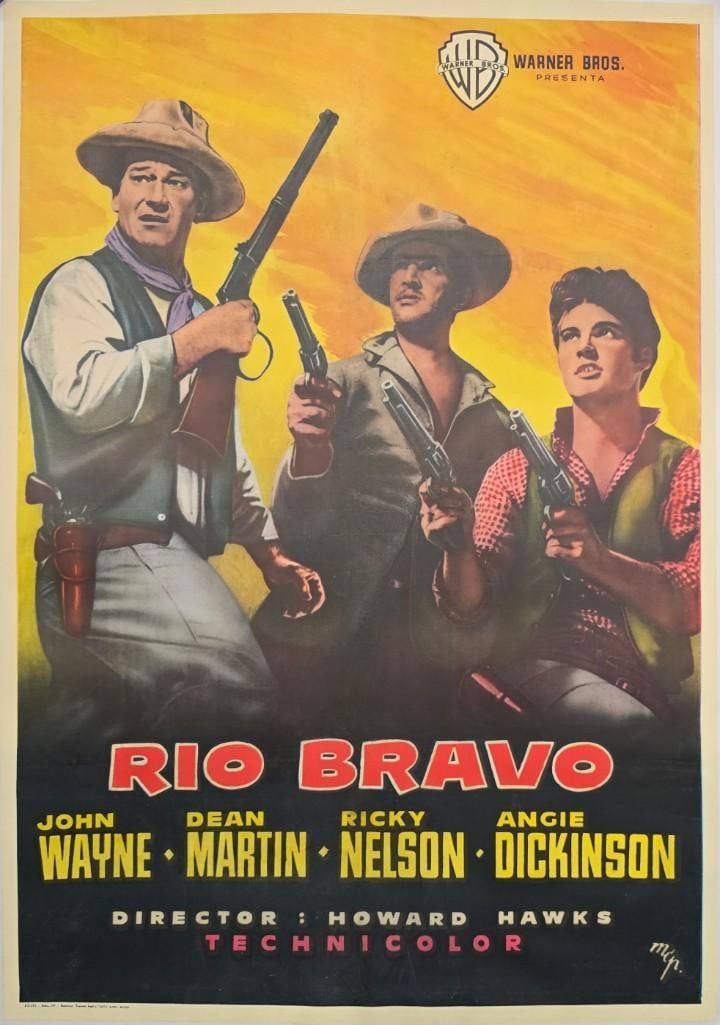 Rio Bravo - 1959 Spanish Linen Backed Poster (1 of 1)