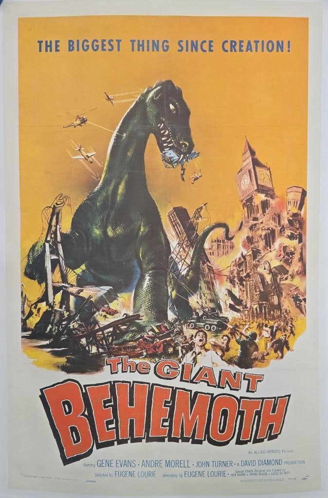 The Giant Behemoth - 1959 Linen Backed One Sheet (1 of 1)