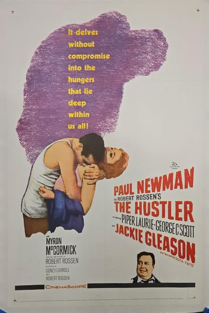The Hustler - 1961 Linen Backed One Sheet (1 of 1)