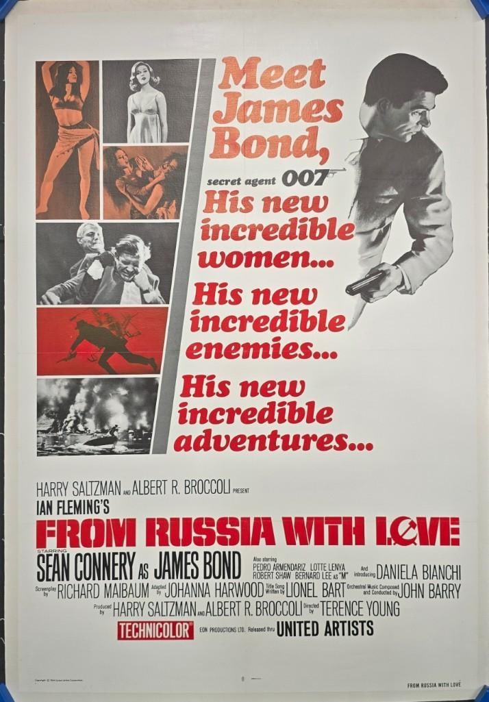 From Russia With Love - 1963 Linen Backed One Sheet - Style A (1 of 1)