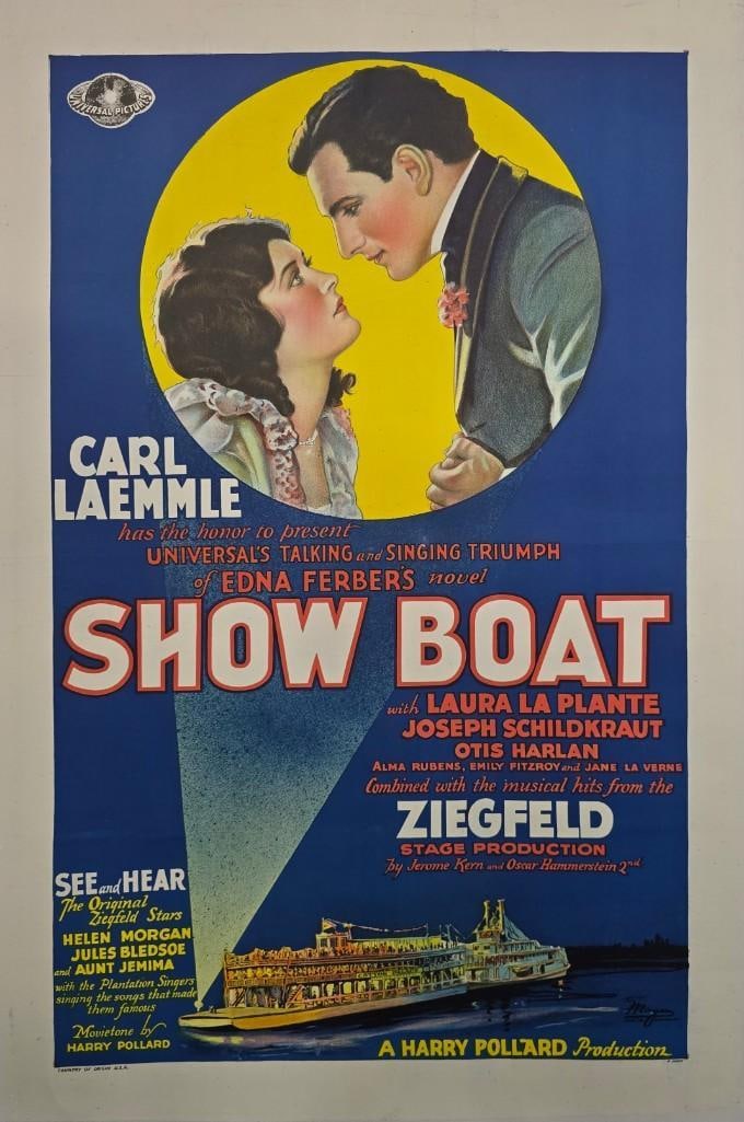 Show Boat - 1929 Linen Backed One Sheet (1 of 1)
