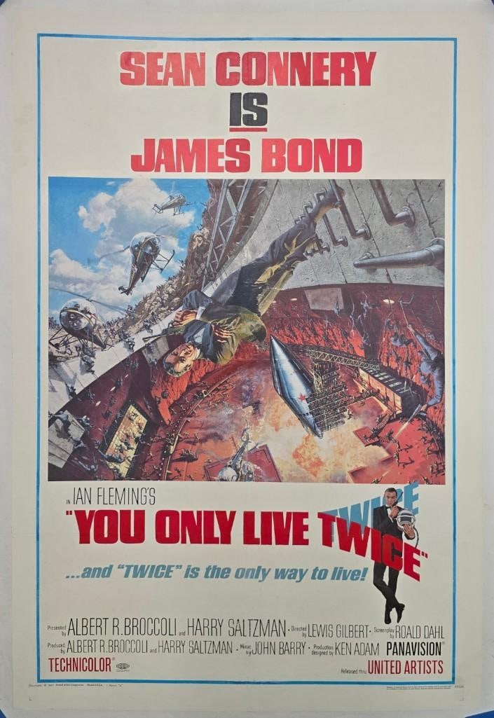 You Only Live Twice - 1967 Linen Backed One Sheet - Style A (1 of 1)