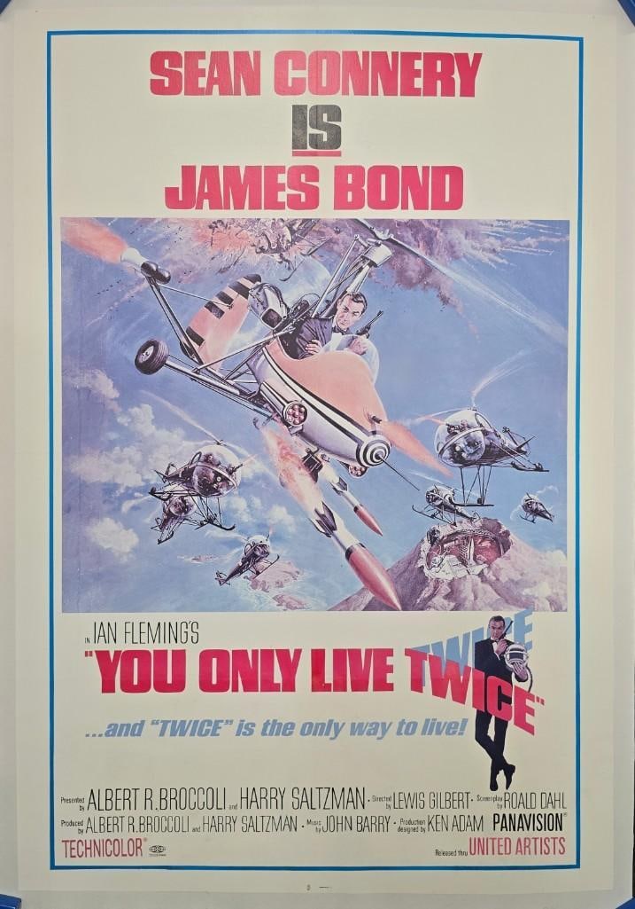 You Only Live Twice - 1967 Linen Backed One Sheet - Style B (1 of 1)