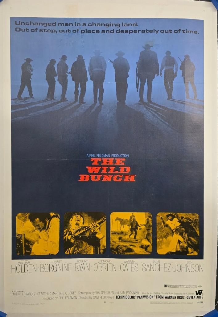 The Wild Bunch - 1969 Linen Backed One Sheet (1 of 1)