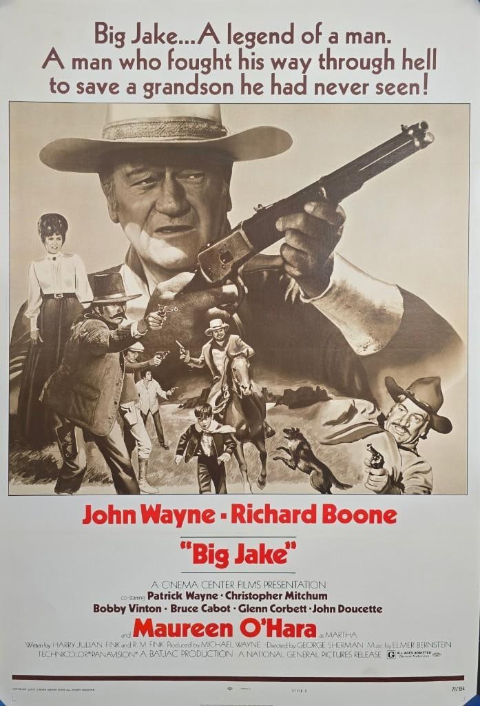 Big Jake - 1971 Linen One Sheet (1 of 1)