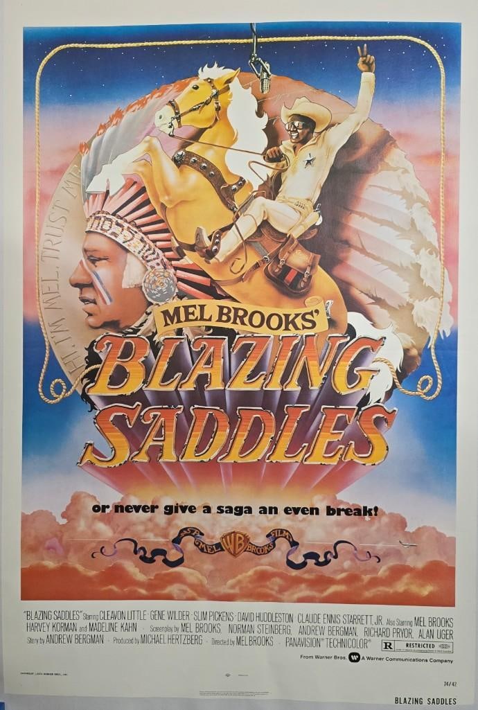 Blazing Saddles - 1974 Linen Backed One Sheet (1 of 1)