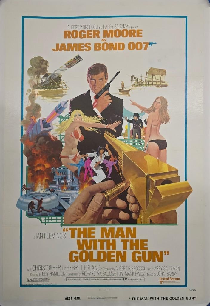 The Man With the Golden Gun - 1974 West Hemi. Linen Backed One Sheet (1 of 1)
