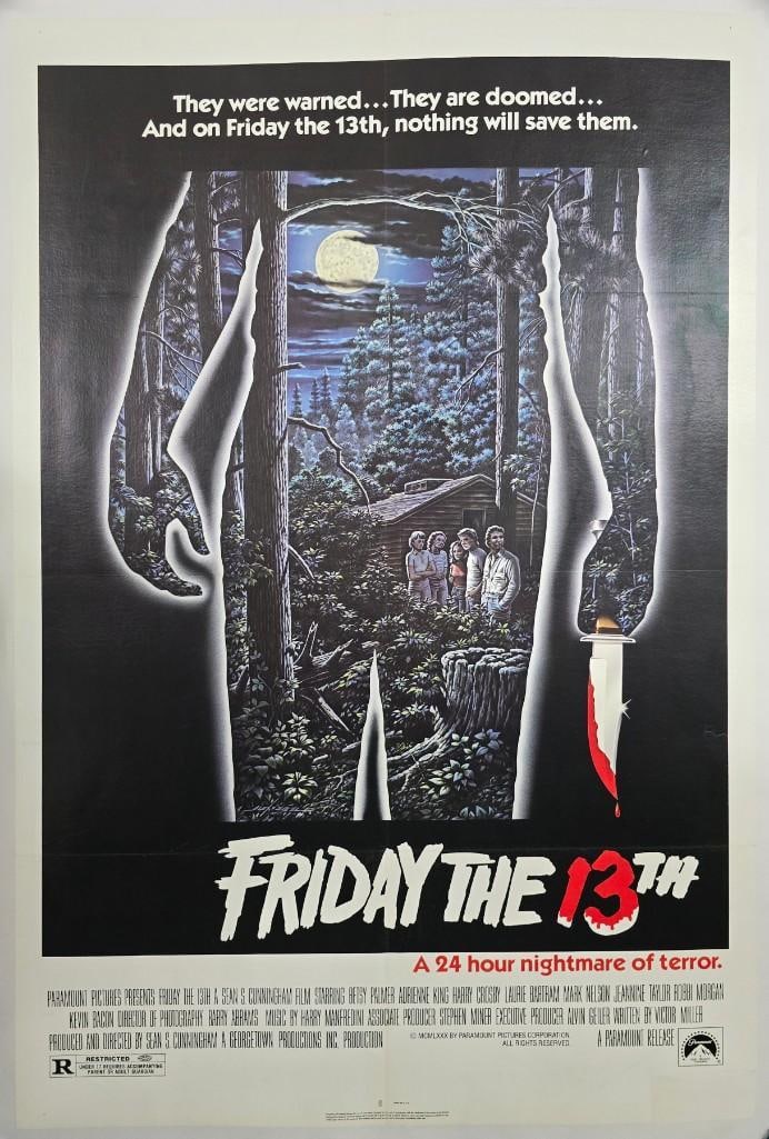 Friday the 13th - 1980 Linen Backed One Sheet (1 of 1)