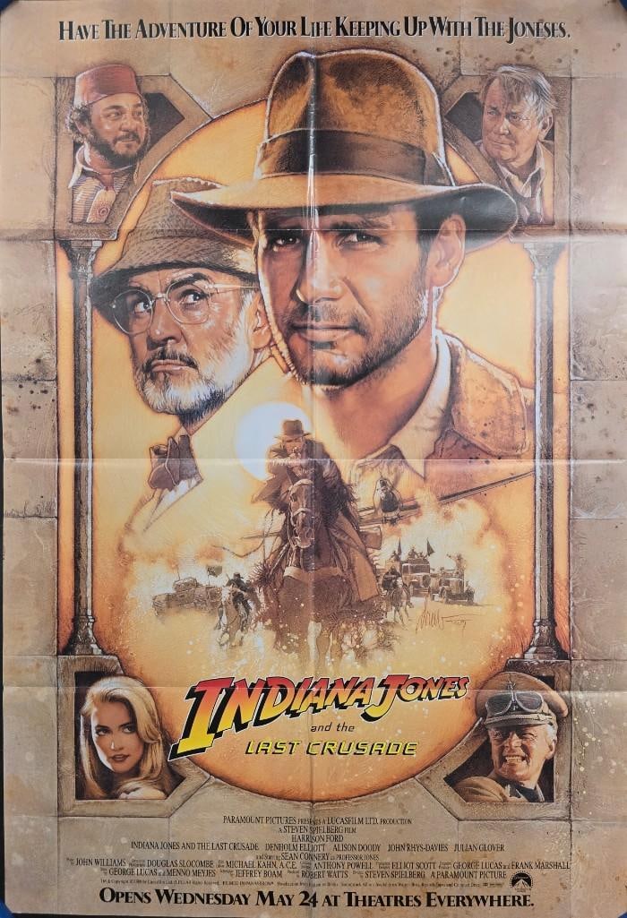 Indiana Jones and the Last Crusade - 1989 Folded One Sheet (1 of 1)