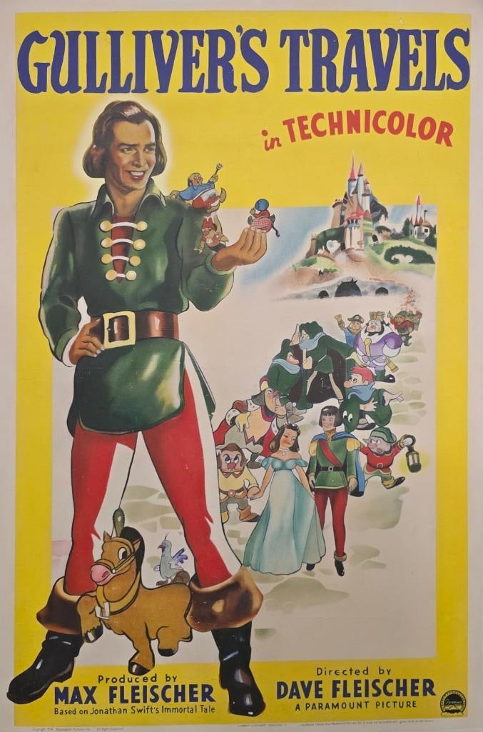 Gulliver's Travels - 1939 Linen Backed One Sheet (1 of 1)