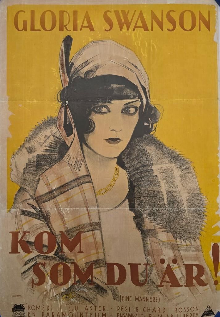 Come As You Are - 1926 Swedish Linen Backed Poster (1 of 1)
