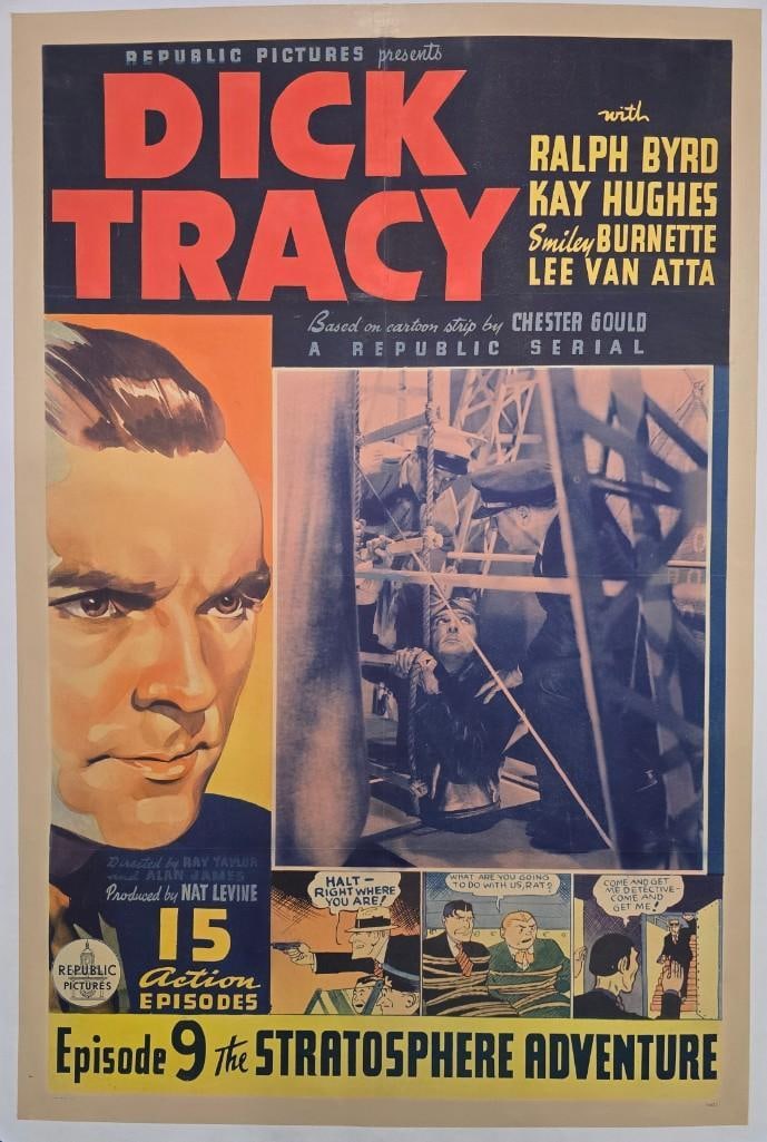 Dick Tracy - Episode 9 - 1939 Linen Backed One Sheet (1 of 1)