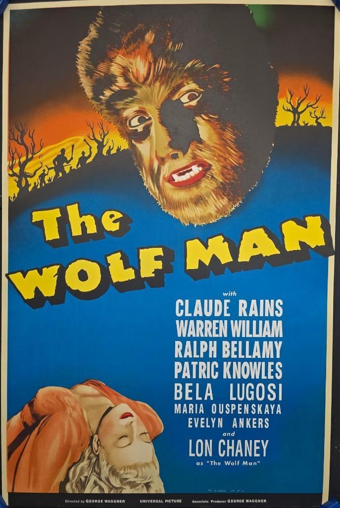 The Wolf Man - S2 Art Group Commercial - Stone Lithograph Reproduction Rolled (1 of 1)