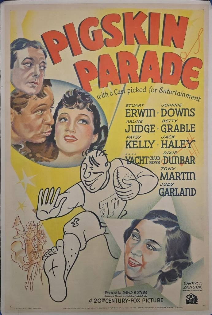 Pigskin Parade - 1936 Linen Backed One Sheet (1 of 1)