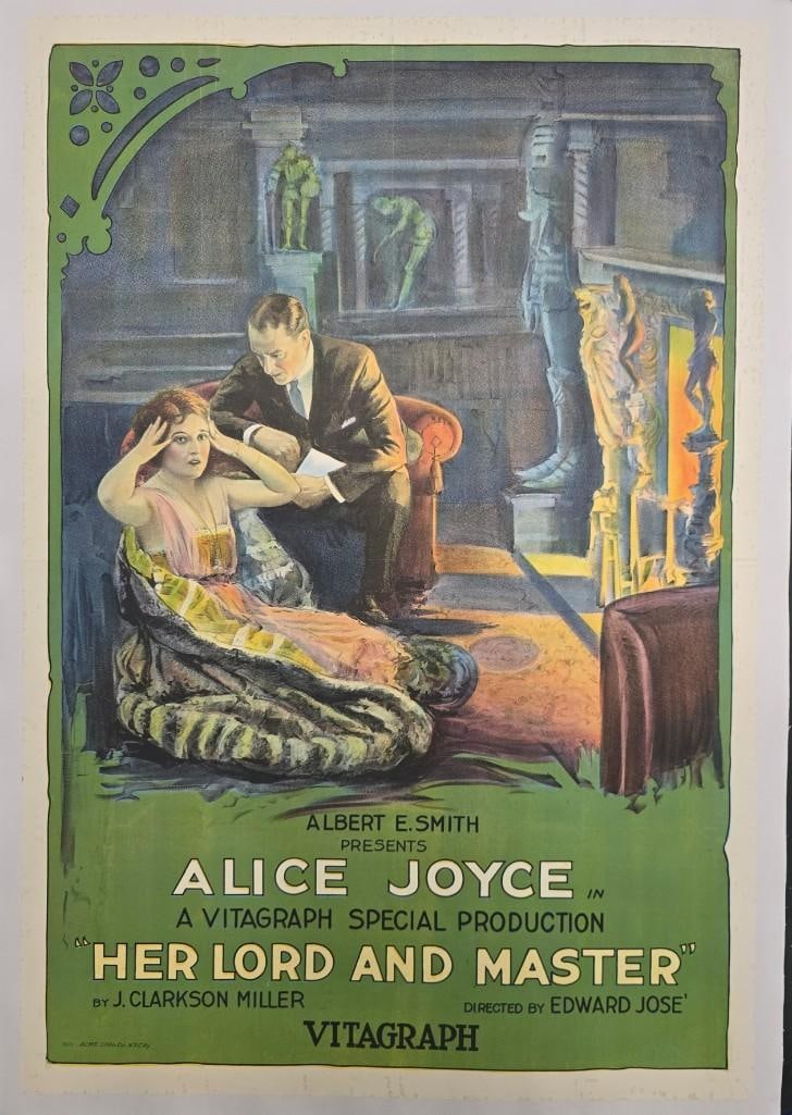 Her Lord and Master - 1921 Linen Backed One Sheet (1 of 1)