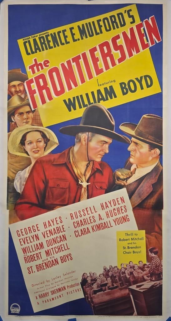 The Frontiersmen - 1938 3 Sheet Linen backed (1 of 1)