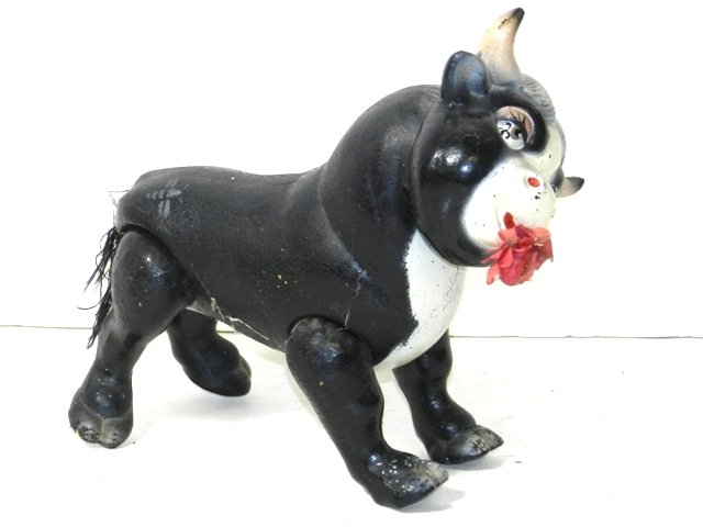 IDEAL FERDINAD THE BULL FIGURE: IDEAL FERDINAND THE BULL COMPOSTION FIGURE. ORIGINAL. GOOD