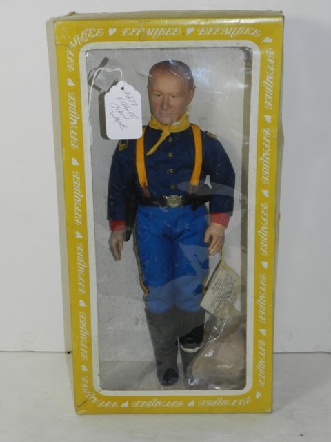 EFFANBEE JOHN WAYNE DOLL: EFFANBEE 15 INCH JOHN WAYNE DOLL. MINT BOXED