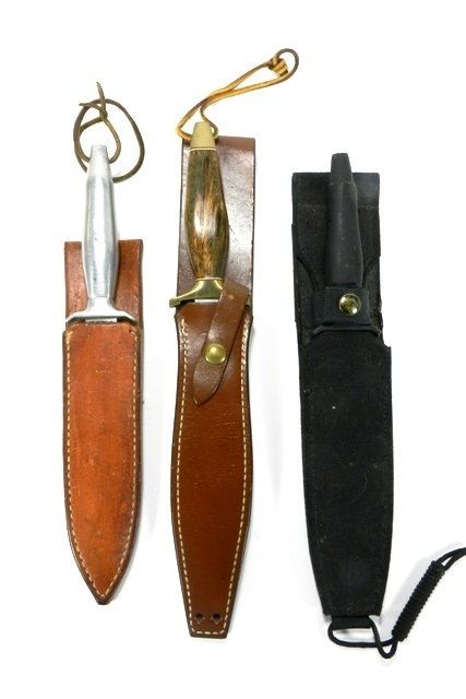 Collection of Three Gerber Mark II Knives (1 of 9)