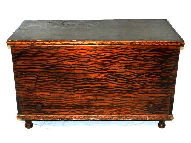 Early Faux Painted Blanket Chest (1 of 9)