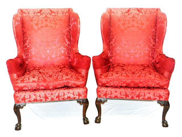 Pair of Kittinger B/C Fireside Chairs (1 of 9)