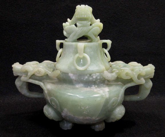 Chinese Carved Incense Burner (1 of 6)