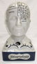 Porcelain Phrenological Head Inkwell