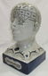 Porcelain Phrenological Head Inkwell - 2