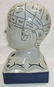 Porcelain Phrenological Head Inkwell - 3